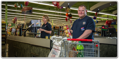 Photo of consumer working at Price Chopper
